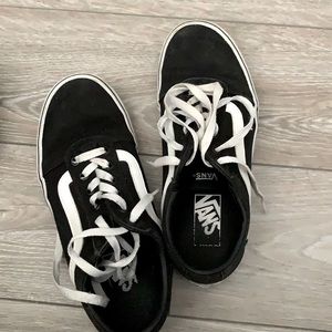Black and white Vans